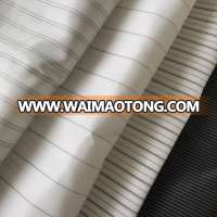 in-stock sleeve lining fabric/Yarn-dyed taffeta strips fabric/polyester fabric for shirt